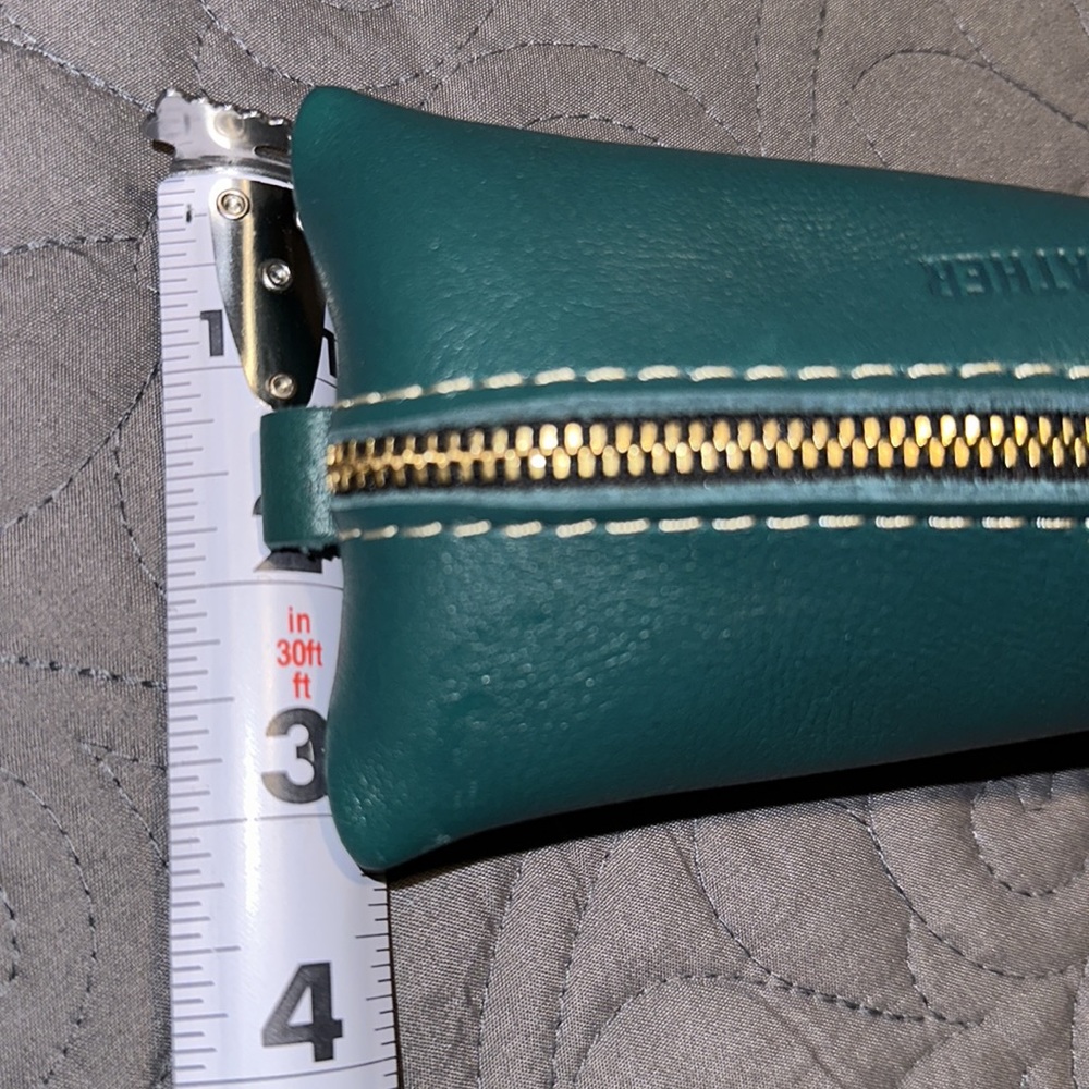 Portland Leather goods Alpine pouch in Peacock - Picture 5 of 14
